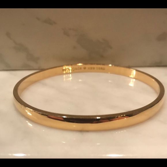kate spade Jewelry - Kate Spade Gold Tone Bangle Bracelet
